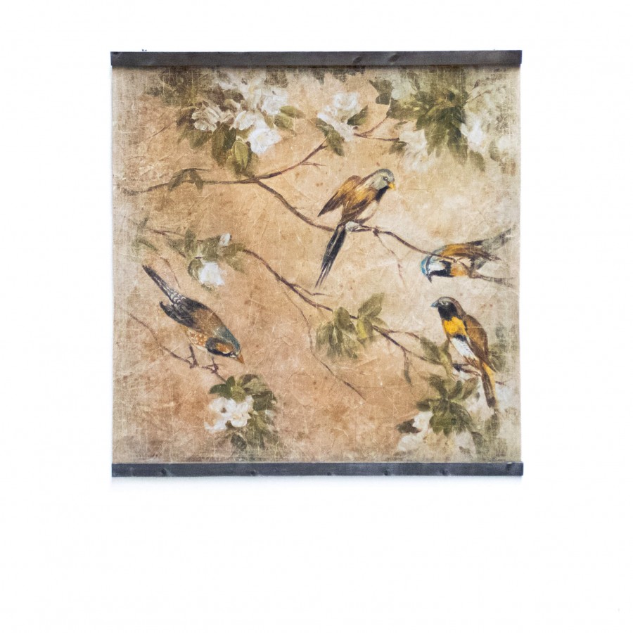 OISEAUX DANS SERINGA (120x120cm) OISEAUX DANS SERINGA (120x120cm)